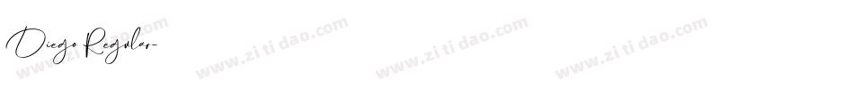 Diego Regular字体转换